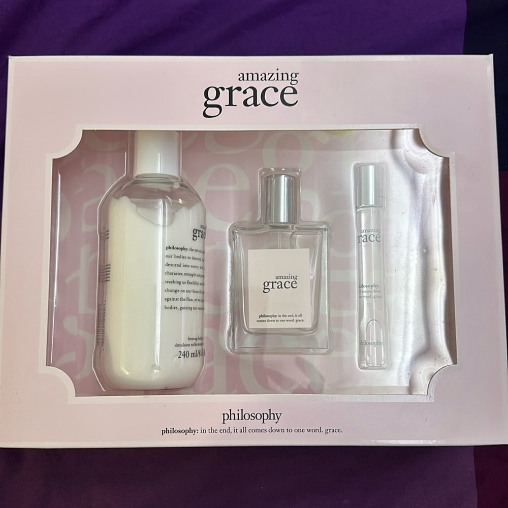 Brand new in the box amazing grace set.